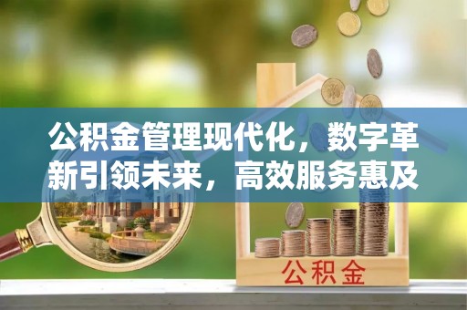 娄烦公积金管理现代化，数字革新引领未来，高效服务惠及民生