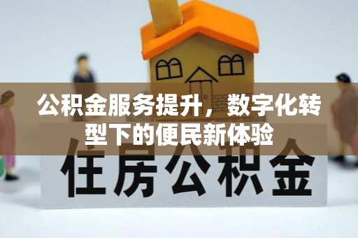 娄烦公积金服务提升，数字化转型下的便民新体验